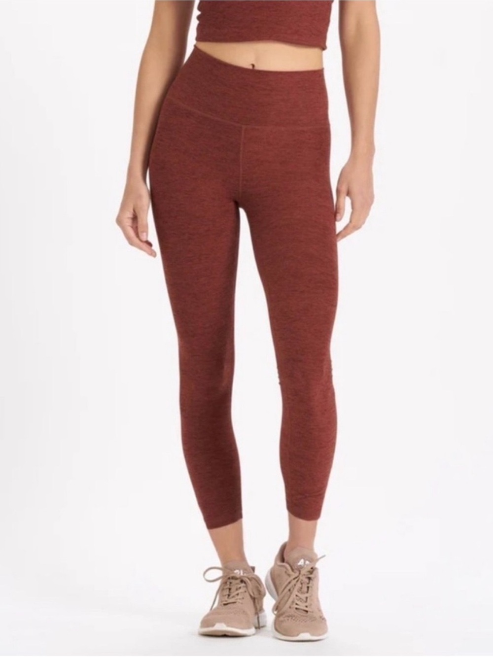 Vuori High Rise Legging Red Clean Elevation